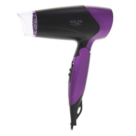 Adler | Hair Dryer | AD 2260 | 1600 W | Number of temperature settings 2 | Black/Purple - 2